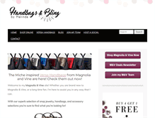Tablet Screenshot of handbagsbymelinda.com